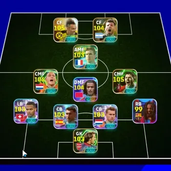 eFootball Accounts Legends & Iconic Players Android|Power 3190|10 Epic P.E.Aubameyang X Minato,Wesley Sneijder,Steven