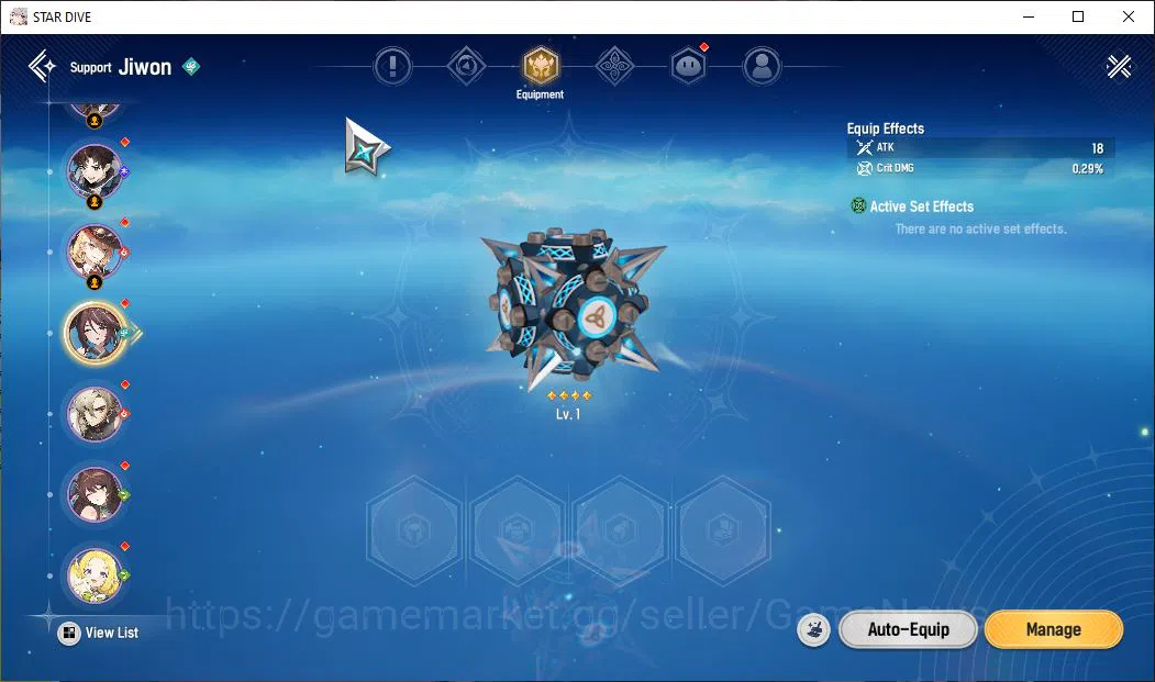 Mongil:Star Dive Accounts Global | Fresh Starter AL 1 | 1 SSR Meta ( Jiwon ) image 2