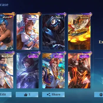 Mobile Legends: Bang Bang Accounts Collector Global|75H 103S|Expert|KOF Karina|Sanrio Floryn|S.A.B.E.R. Johnson|Blazing
