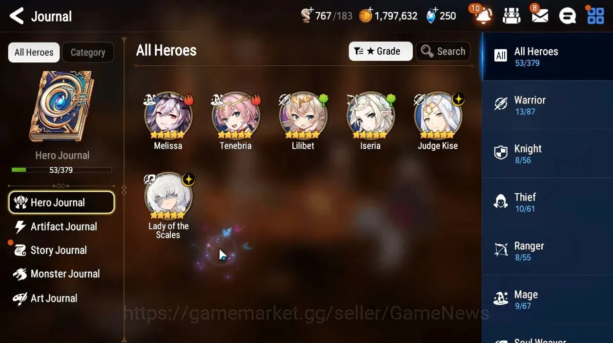 Epic Seven Accounts Global|UnVerif|2 ML(LOT Scales,Judge Kise)+Mellisa image 5