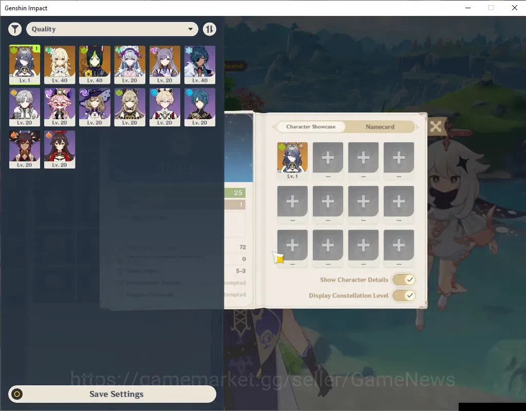 Genshin Impact Accounts Asia|AR 25|3537 Primogem|1 Limited + 3 (*5 Standar image 2