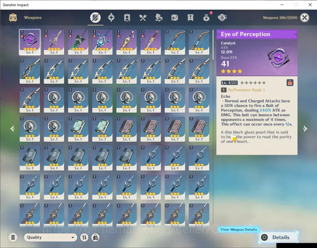Genshin Impact Accounts Asia|AR 25|3537 Primogem|1 Limited + 3 (*5 Standar image 3
