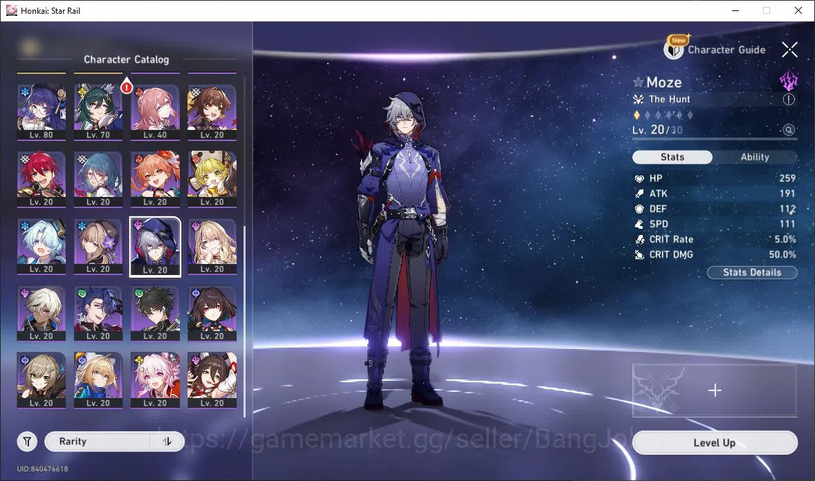 Honkai Star Rail Accounts [ASIA] TL 69 | 14 Limit | Archer | Tribbie | Spark image 14