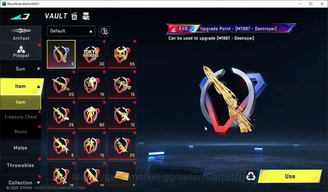 Blood Strike Accounts ASIA|ULTRA MELEE LightBlade-DarkForce+COLLAB BLEAC image 18