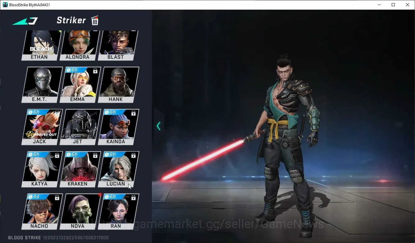 Blood Strike Accounts ASIA|ULTRA MELEE LightBlade-DarkForce+COLLAB BLEAC image 5