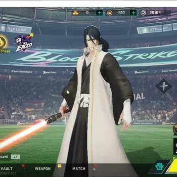 Blood Strike Collab Skin ASIA|ULTRA MELEE LightBlade-DarkForce+COLLAB BLEAC image 1
