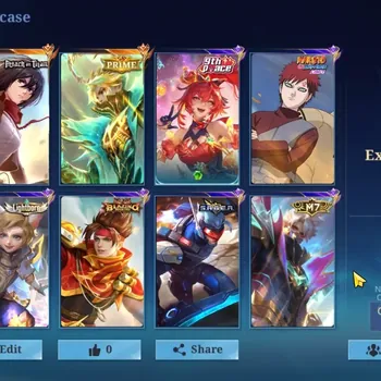 Mobile Legends: Bang Bang Accounts Others Hero 77|Skin 104|AOT Fanny,Prime Granger,Lightborn Harith,Pace Fanny,Naruto