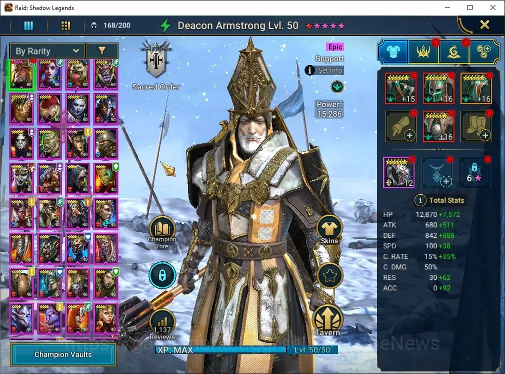 Raid: Shadow Legends Accounts Lv 57|923K Power|29 Legend(Lady Noelle,Sir Nichola image 4