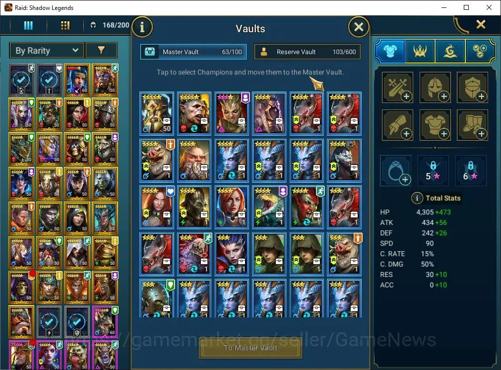 Raid: Shadow Legends Accounts Lv 57|923K Power|29 Legend(Lady Noelle,Sir Nichola image 7
