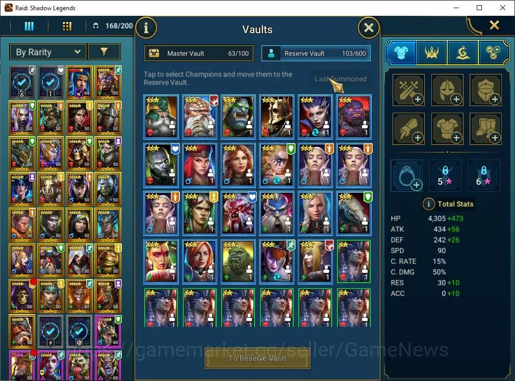 Raid: Shadow Legends Accounts Lv 57|923K Power|29 Legend(Lady Noelle,Sir Nichola image 8