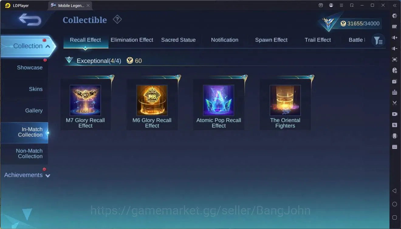 Mobile Legends: Bang Bang Accounts Collector Global |Hero 107|Skin 161|Expert|CC Natalia|Spongebob Cyclops|9th Fanny|Lunar 19