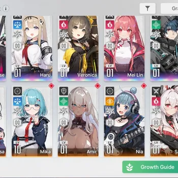 Chaos Zero Nightmare Accounts Global|Lv55| 5 SSR 1 Limited [RossweisseM2,Haru,Veronica,Mei Lin,Luke]|9 SR