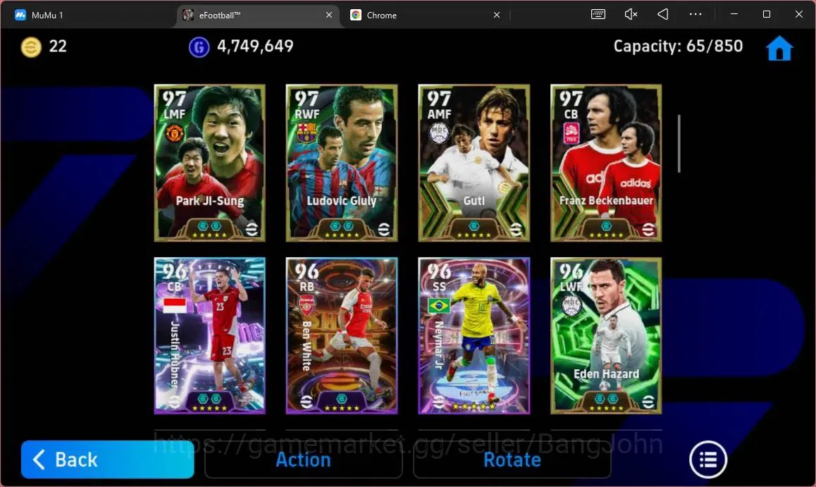 eFootball Accounts ANDROID|PW 3187|E-BT Messi|Epc Fabio Cannavaro|Epc image 10
