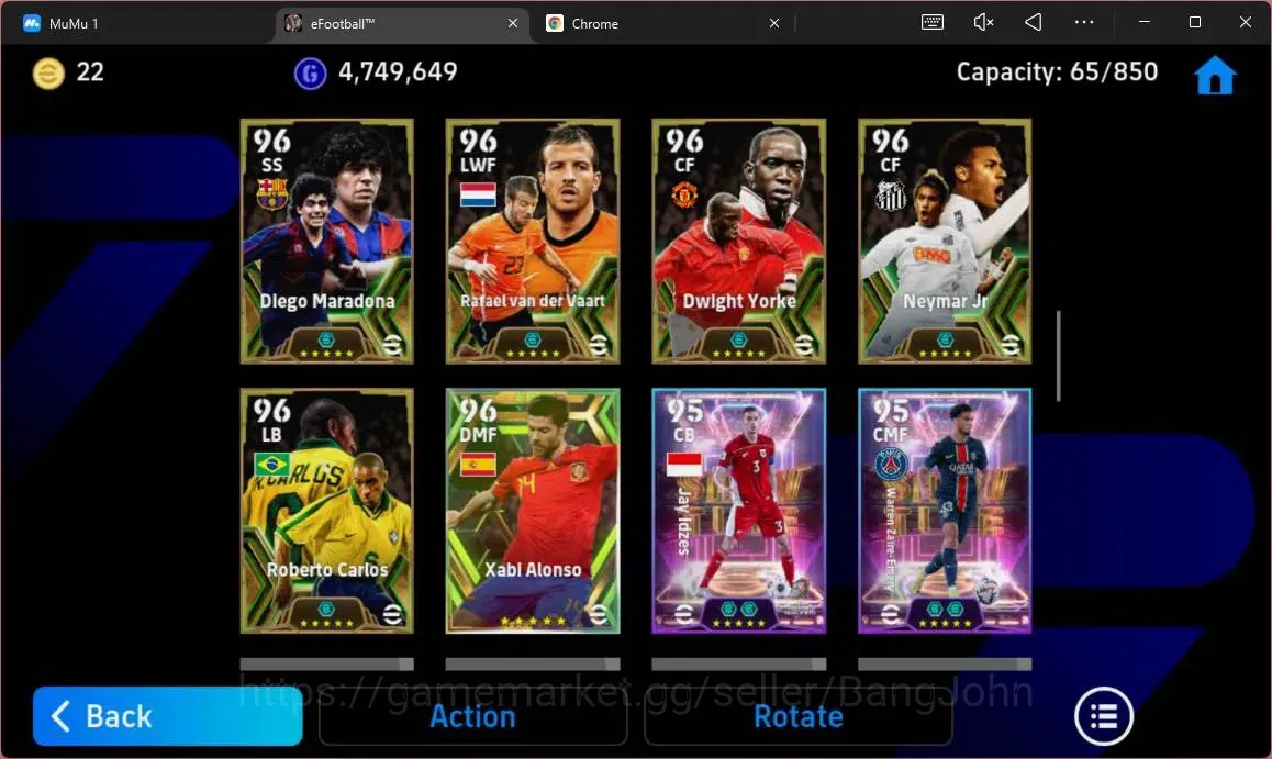 eFootball Accounts ANDROID|PW 3187|E-BT Messi|Epc Fabio Cannavaro|Epc image 12