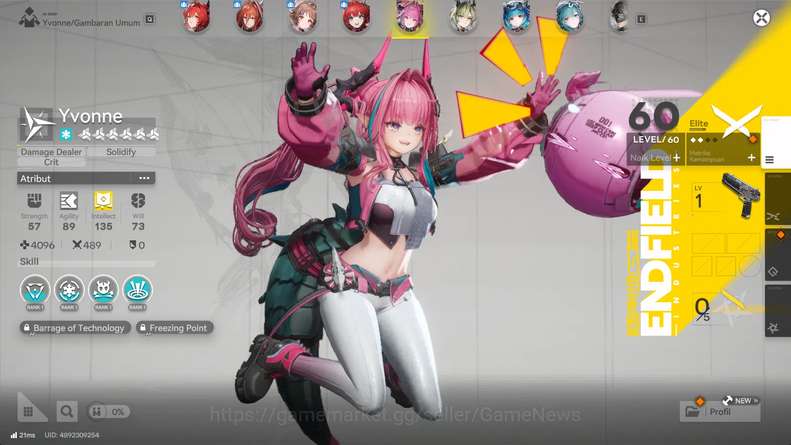 Arknights: Endfield Accounts ASIA Lv50|Laevatain+sign,POG,Ardella+sign,LastRite image 4