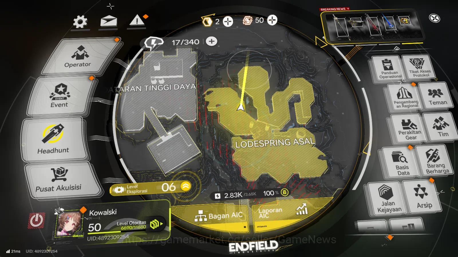 Arknights: Endfield Accounts ASIA Lv50|Laevatain+sign,POG,Ardella+sign,LastRite image 7