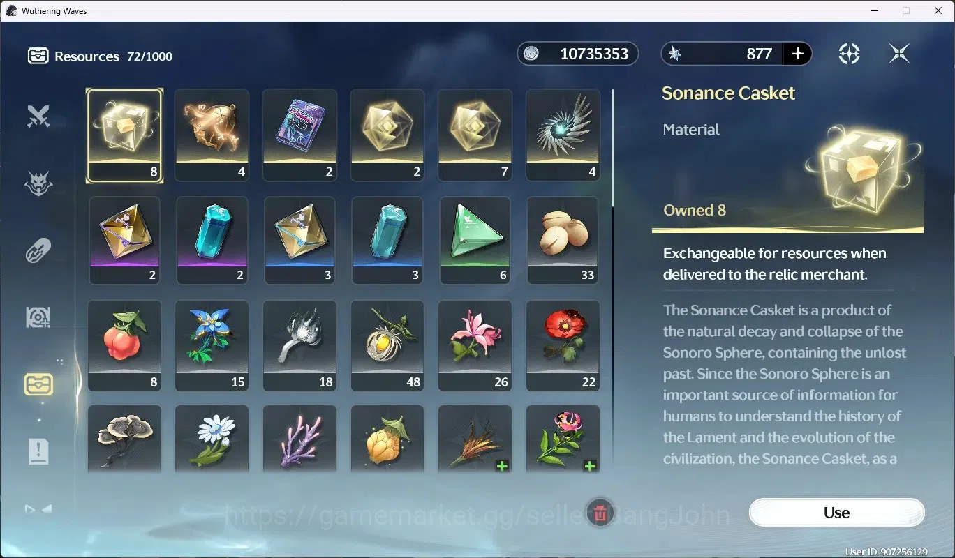 Wuthering Waves Accounts SEA|UL 51 | Rank 6 |3 Char Limited [CartethyaRC6 + image 13