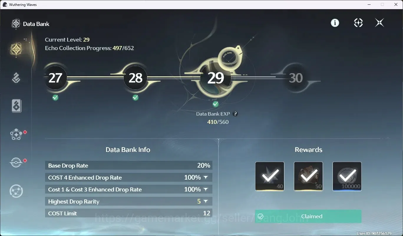 Wuthering Waves Accounts SEA|UL 51 | Rank 6 |3 Char Limited [CartethyaRC6 + image 7