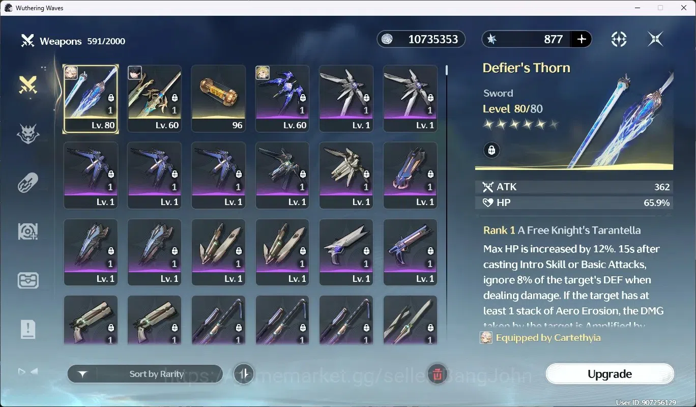 Wuthering Waves Accounts SEA|UL 51 | Rank 6 |3 Char Limited [CartethyaRC6 + image 9