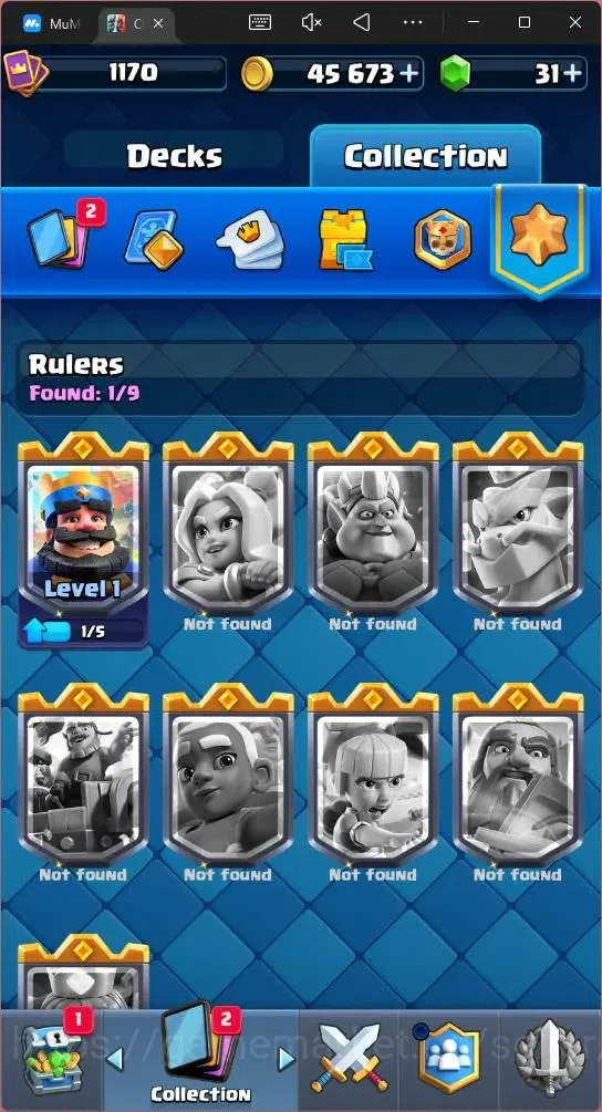 Clash Royale Accounts Mobile | KTL 12 | Trophy 7151 | Cards 119 | 6 Cham image 2