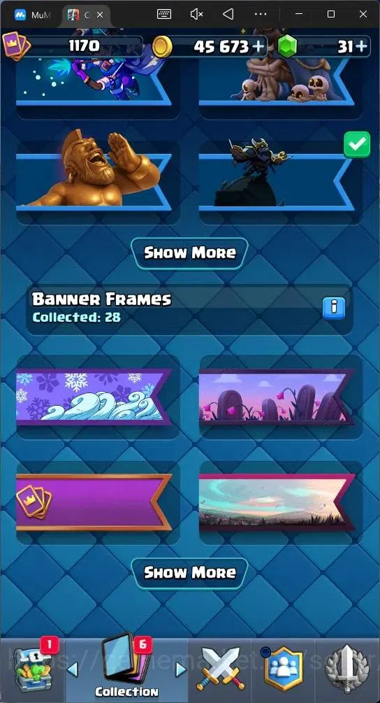 Clash Royale Accounts Mobile | KTL 12 | Trophy 7151 | Cards 119 | 6 Cham image 4