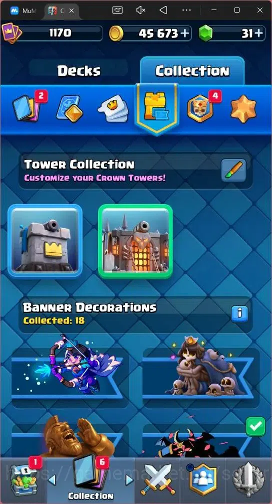 Clash Royale Accounts Mobile | KTL 12 | Trophy 7151 | Cards 119 | 6 Cham image 5