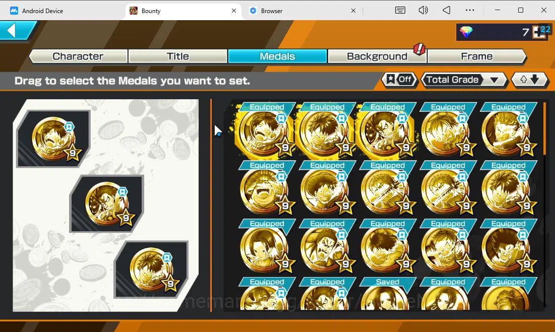 One Piece Bounty Rush Accounts Global|7 EX|T5E Saturn,GP Newgate,G5 MD Luffy,KoP  image 3