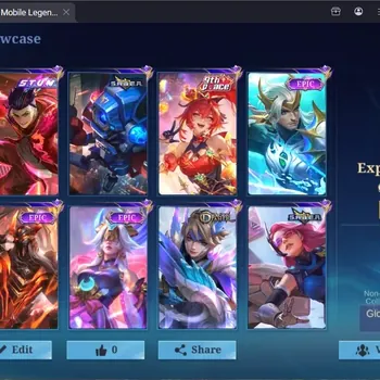 Mobile Legends: Bang Bang Accounts Collector Global|218S|Expert|KOF Karina,Epic Zilong,Epic YSS,Epic Moskov,Epic Parsha,Epic