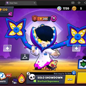 Brawl Stars Accounts Global | 530 Thropy|12 Brawler|2 Max Hypercharge ( image 1