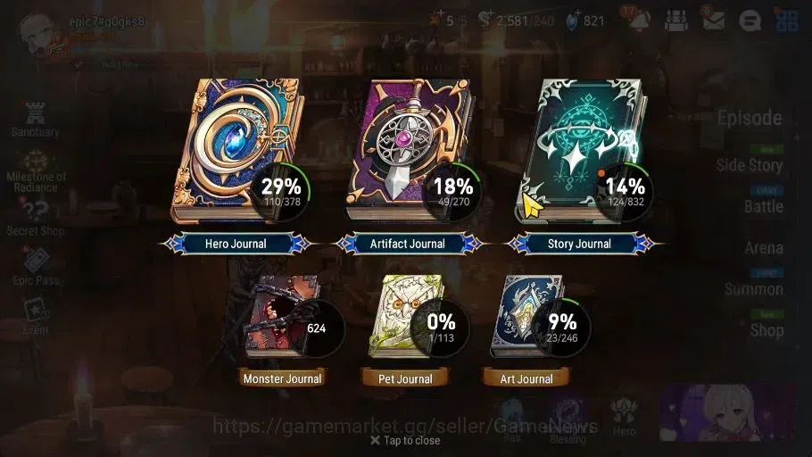 Epic Seven Accounts GLOBAL Unverif|New Era|4 ML(SS Vivian,LW Peira,A Y image 3