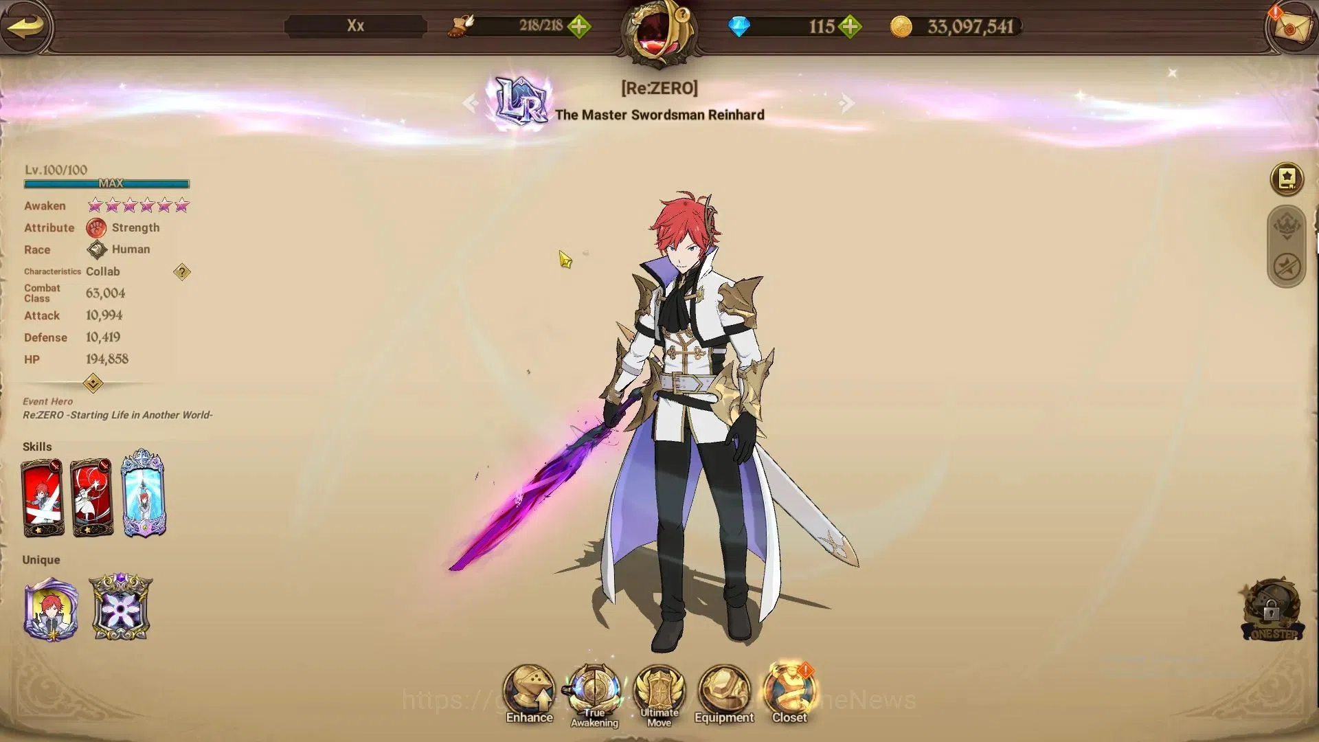 The Seven Deadly Sins: Grand Cross Accounts ASIA|6M CC|115 DM+89 LS|7 LR+11 UR+Colab ReZero|Cu image 15