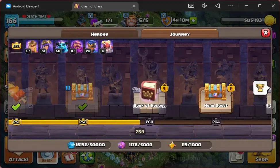Clash of Clans Accounts Global |TH17-BH 9|LVL 166|HH 9|BK57,AQ73,MP50,GW47 image 17