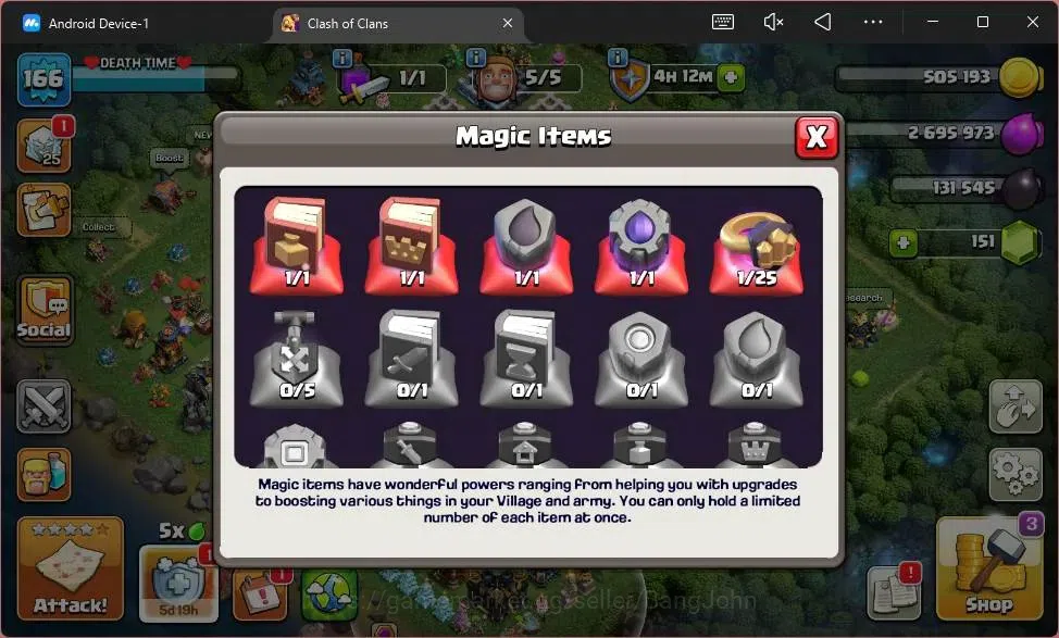Clash of Clans Accounts Global |TH17-BH 9|LVL 166|HH 9|BK57,AQ73,MP50,GW47 image 6