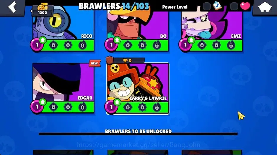 Brawl Stars Accounts Android | Starter 1000 Throp|14 Brawler| Lv5 Brawl image 5