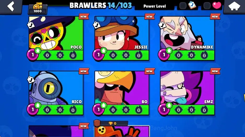 Brawl Stars Accounts Android | Starter 1000 Throp|14 Brawler| Lv5 Brawl image 6
