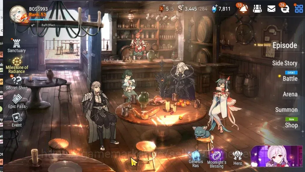 Epic Seven Accounts GLOBAL Unverif|10ML(LOTScales,Salome,BysHwayoung,S image 1