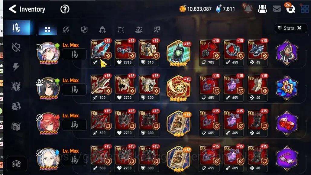 Epic Seven Accounts GLOBAL Unverif|10ML(LOTScales,Salome,BysHwayoung,S image 13