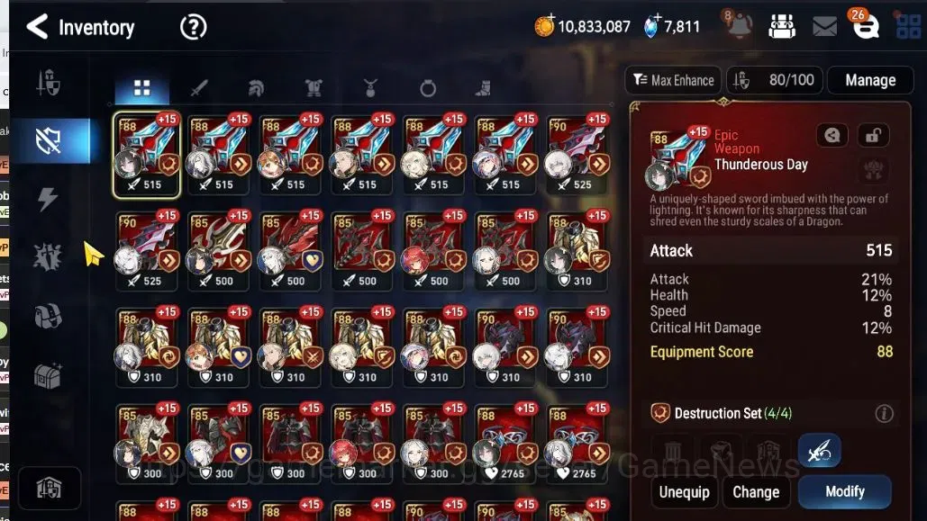 Epic Seven Accounts GLOBAL Unverif|10ML(LOTScales,Salome,BysHwayoung,S image 14
