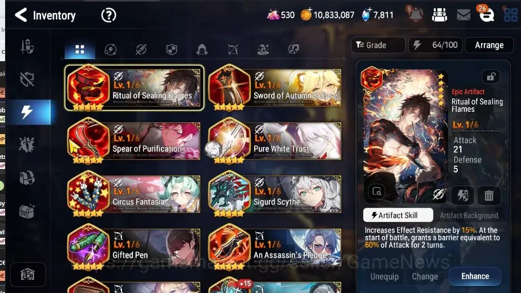 Epic Seven Accounts GLOBAL Unverif|10ML(LOTScales,Salome,BysHwayoung,S image 15