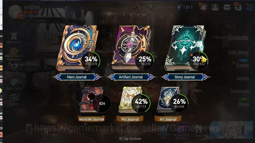 Epic Seven Accounts GLOBAL Unverif|10ML(LOTScales,Salome,BysHwayoung,S image 5