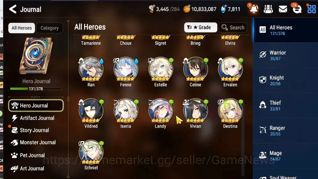 Epic Seven Accounts GLOBAL Unverif|10ML(LOTScales,Salome,BysHwayoung,S image 8