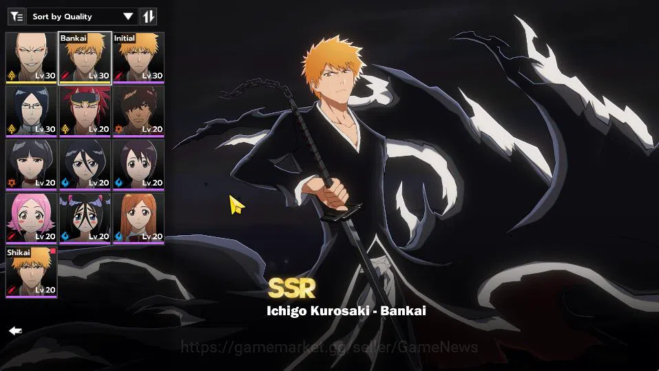 BLEACH: Soul Resonance Accounts Nuverse SEA|Lv 16 2 SSR (Ichigo Bankai,Ikkaku Mada image 11