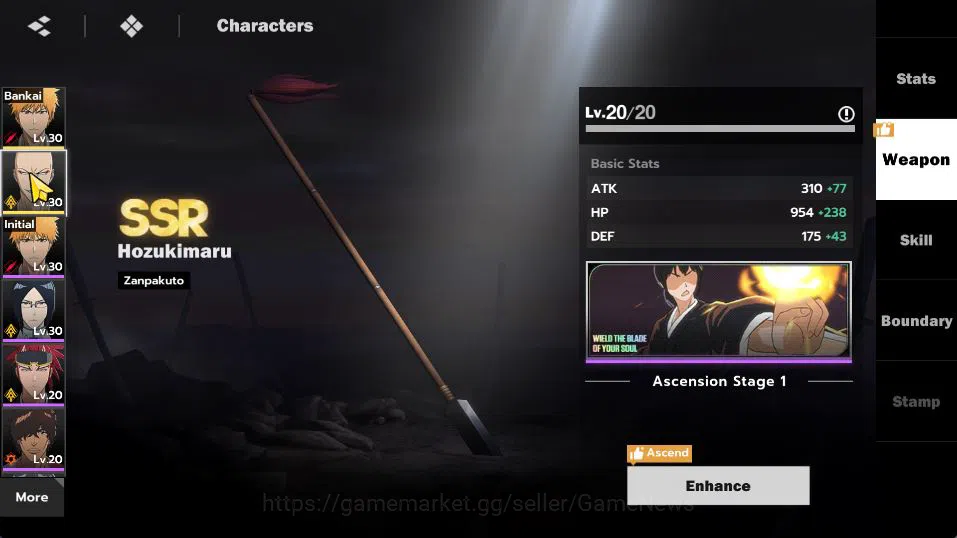 BLEACH: Soul Resonance Accounts Nuverse SEA|Lv 16 2 SSR (Ichigo Bankai,Ikkaku Mada image 9