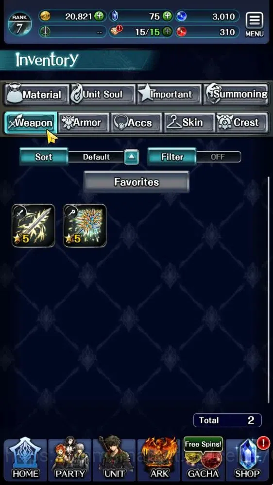 Last Cloudia Accounts Mid‑Game GLOBAL|Rank 7|Collab Brave Frontier (Goddess Tilith,Fire God Vargas) Top Tier Unit (Goddess 9