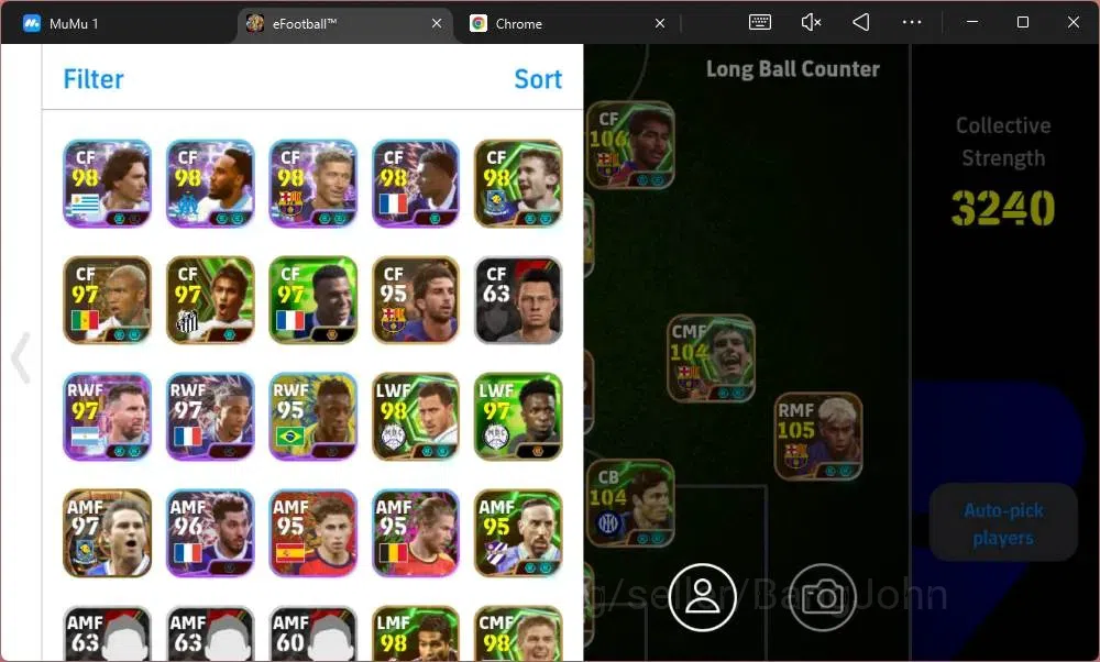 eFootball Accounts Mobile|PW 3240|Bigtime Suarez,Lampard|Epic Ibrahim image 2