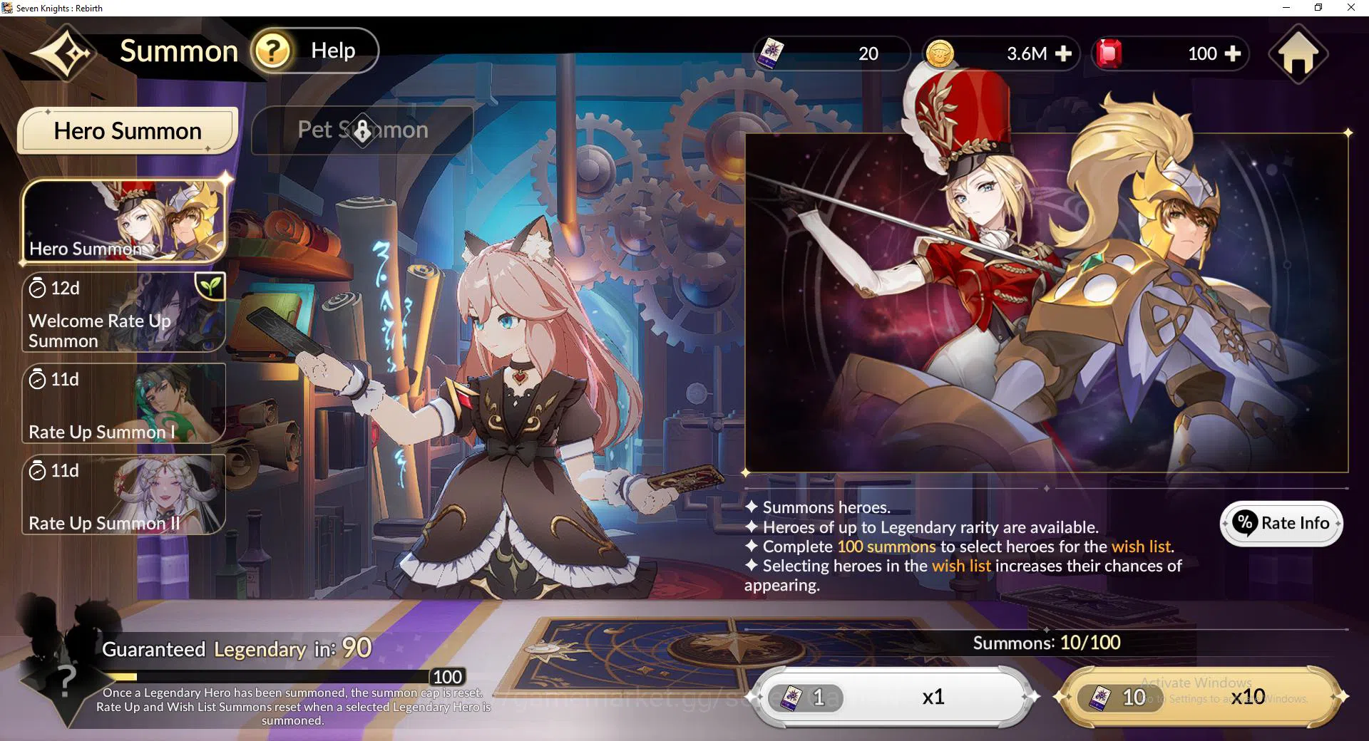 Seven Knights Re:Birth Accounts [Re;BIRTH] Global Fresh Starter 4 Legendary (Teo,  image 4