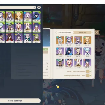 Genshin Impact Accounts Starter ASIA|AR 25| 1 Limited (Mualani) + 2 Standard (Mizuki,Keqing)|All Unset|Reuni On|Male MC|Take