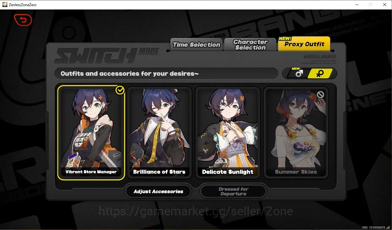 Zenless Zone Zero Accounts Others ASIA|IK56|10Limit 3VH (Remielle,Ye Shunguang,Yixuan)+1AODSunna+(Lucy,Pulchra Etc)|MC 1