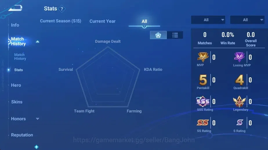 Honor of Kings Accounts Global | 16H 3S | 1 Legend Skin Selection Chest | image 2