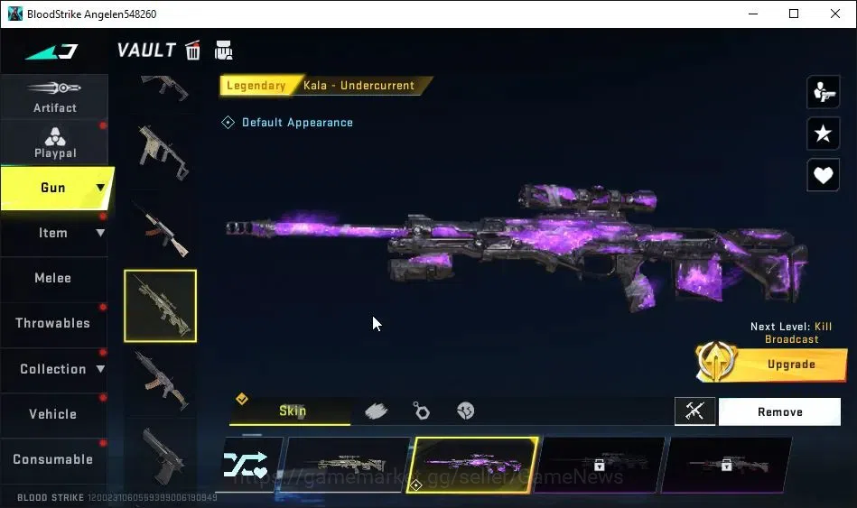 Blood Strike Accounts ASIA|Starter|Melee ULTRA Lightblade-Dark Force|Leg image 4